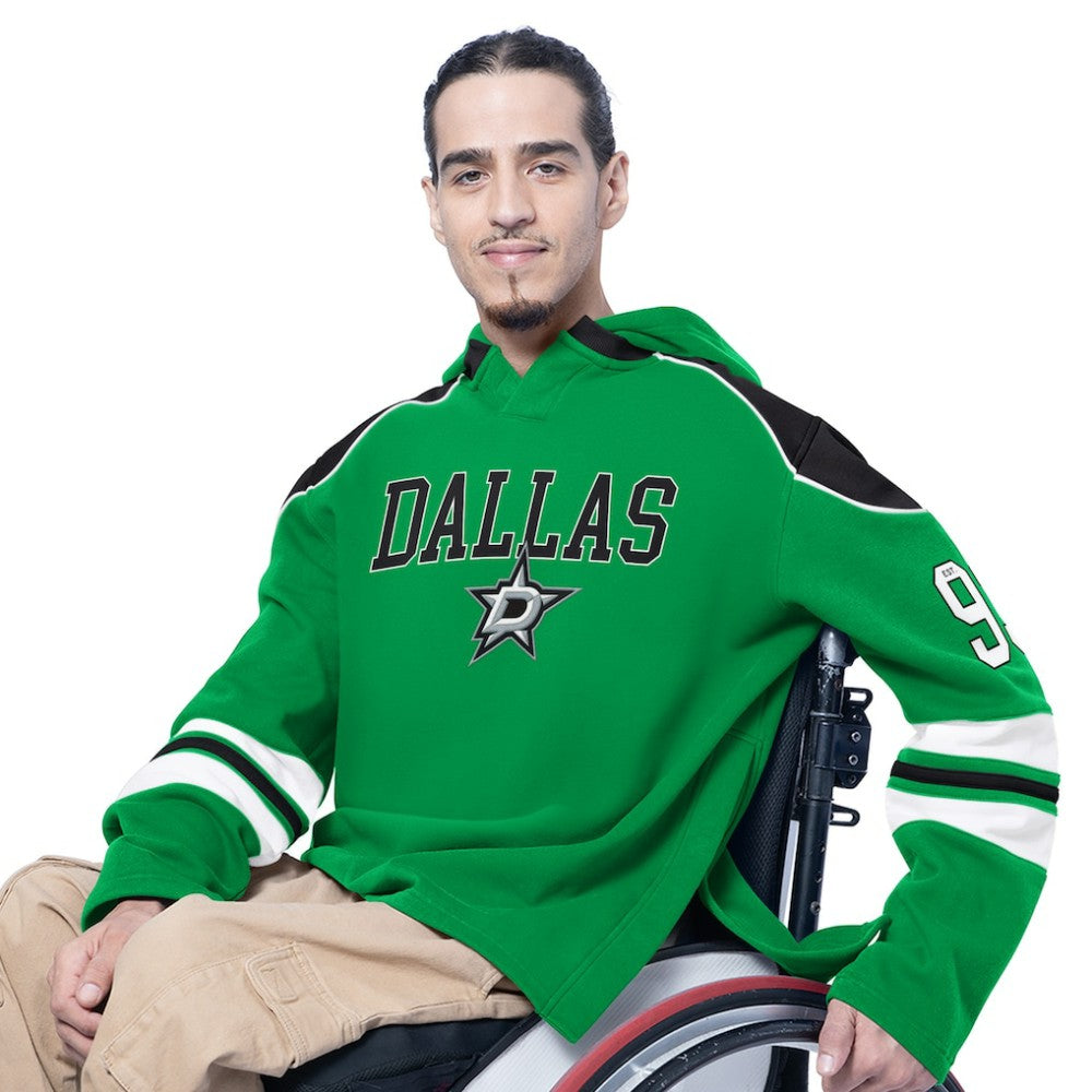 Dallas Stars G-III Sports by Carl Banks Adaptive Wear Lord Stanley Hooded Long Sleeve Sweatshirt Green