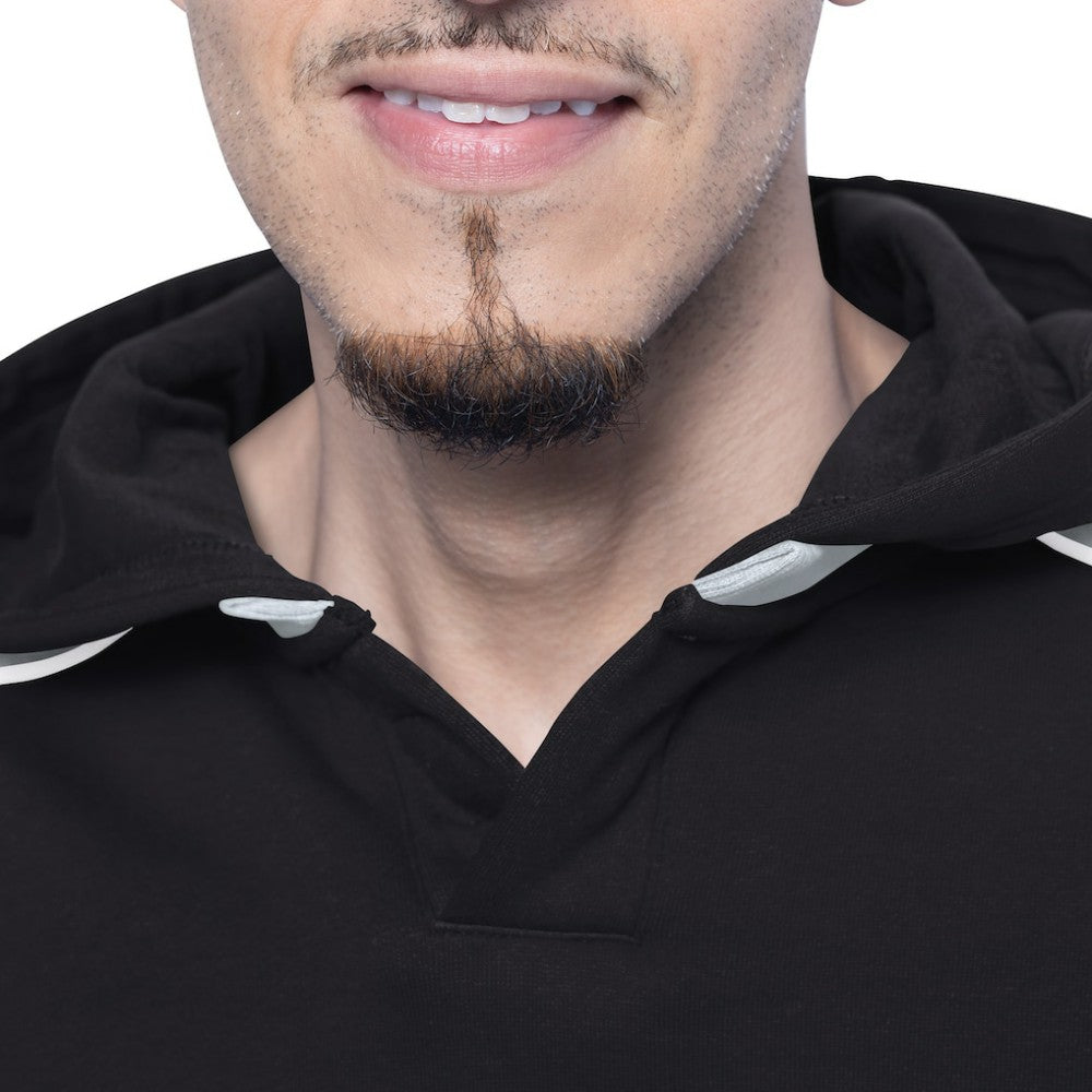 Los Angeles Kings G-III Sports by Carl Banks Adaptive Wear Lord Stanley Hooded Long Sleeve Sweatshirt Black