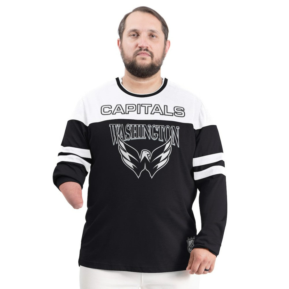 Washington Capitals G-III Sports by Carl Banks Adaptive Wear Outlast Durene Long-Sleeve T-Shirt Black