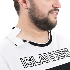 New York Islanders G-III Sports by Carl Banks Adaptive Wear Outlast Durene Long-Sleeve T-Shirt Black