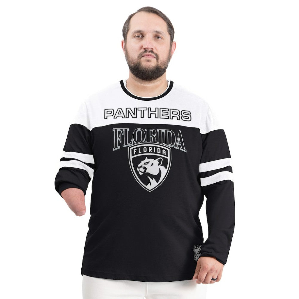 Florida Panthers G-III Sports by Carl Banks Adaptive Wear Outlast Durene Long-Sleeve T-Shirt Black