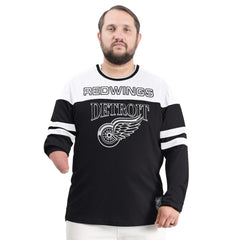 Detroit Red Wings G-III Sports by Carl Banks Adaptive Wear Outlast Durene Long-Sleeve T-Shirt Black