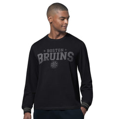 Boston Bruins Starter Field Long Sleeve T-Shirt Black
