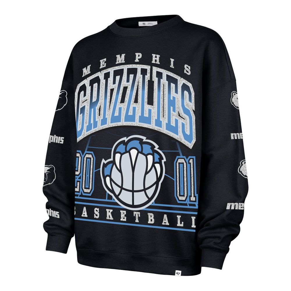 Memphis Grizzlies '47 Women's 2025/26 City Edition Go Big Oversized Sweatshirt - Navy | 47 brand cheap