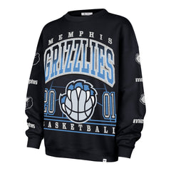 Memphis Grizzlies '47 Women's 2025/26 City Edition Go Big Oversized Sweatshirt - Navy | 47 brand cheap