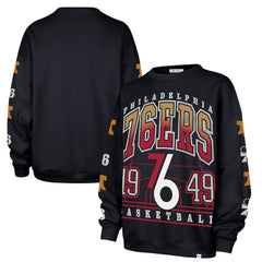 Philadelphia 76ers '47 Women's 2025/26 City Edition Go Big Oversized Sweatshirt - Navy | 47 brand for sale