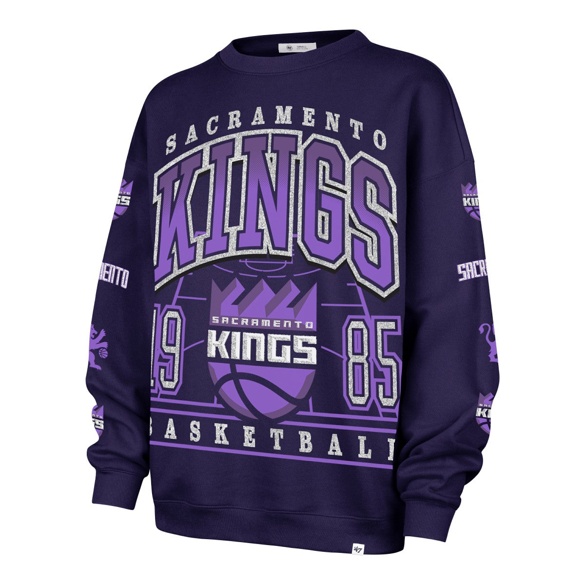 Sacramento Kings '47 Women's 2025/26 City Edition Go Big Oversized Sweatshirt - Purple | 47 brand shop