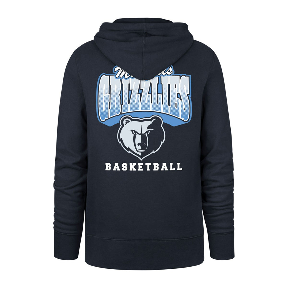 Memphis Grizzlies '47 2025/26 City Edition Jab Step Headline Hoodie - Navy | 47 brand for sale