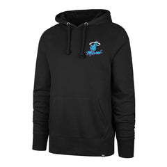 Miami Heat '47 2025/26 City Edition Jab Step Headline Hoodie - Black | 47 brand shop