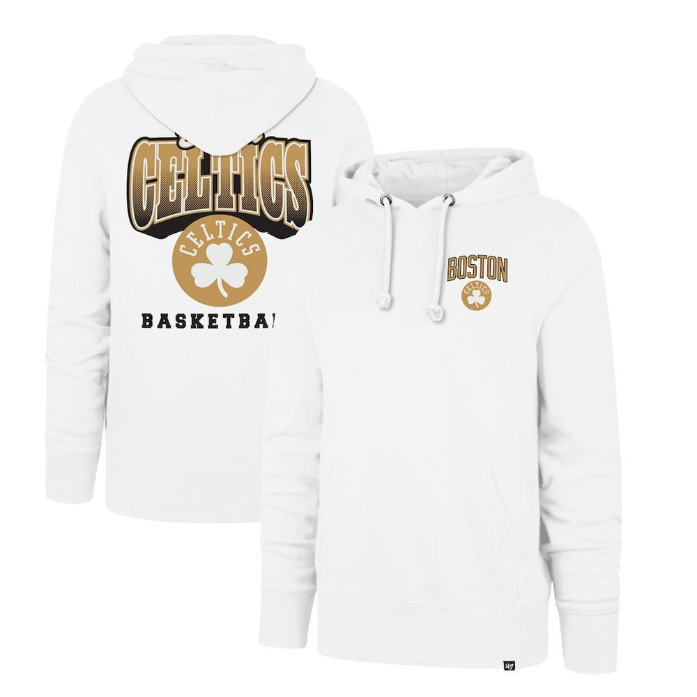 Boston Celtics '47 2025/26 City Edition Jab Step Headline Hoodie - White | 47 brand discount