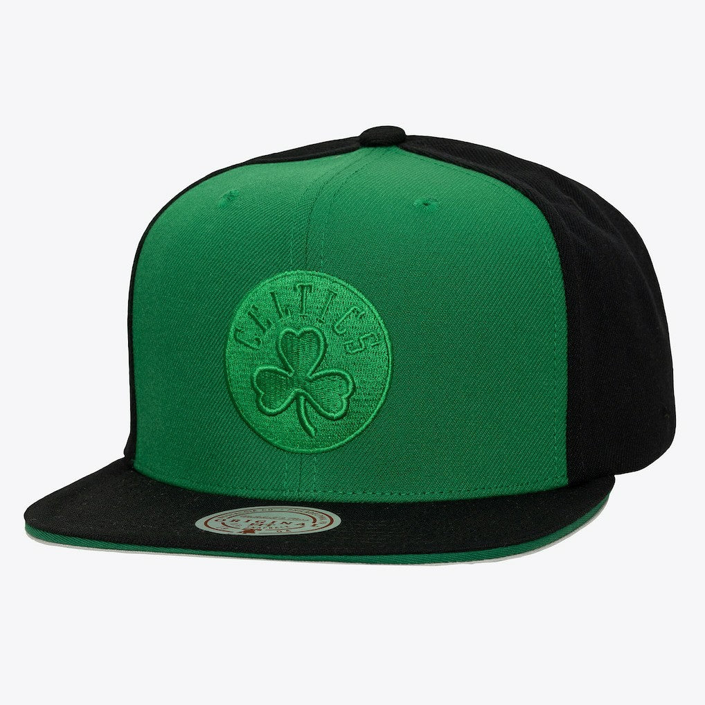 Boston Celtics Color Pop Snapback Hat - Kelly Green/Black | Mitchell & Ness online
