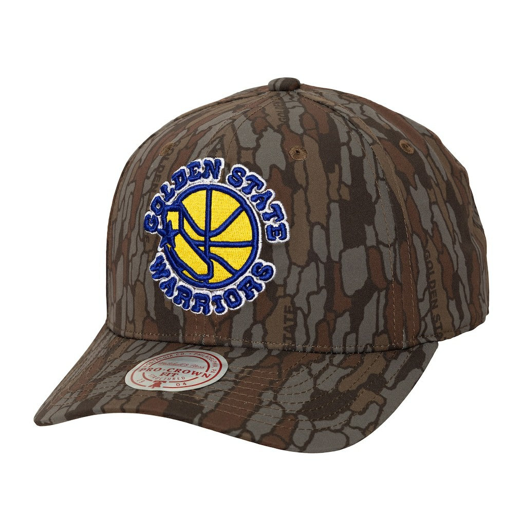 Golden State Warriors Hidden Pro-Crown Adjustable Hat sale - Camo | Mitchell & Ness shop