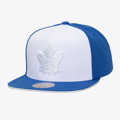 Toronto Maple Leafs Mitchell & Ness Color Pop Snapback Hat White/Blue