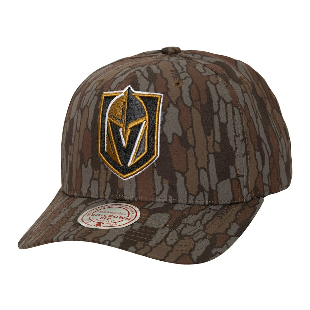 Vegas Golden Knights Mitchell & Ness Hidden Camo Pro Crown Adjustable Hat Camo