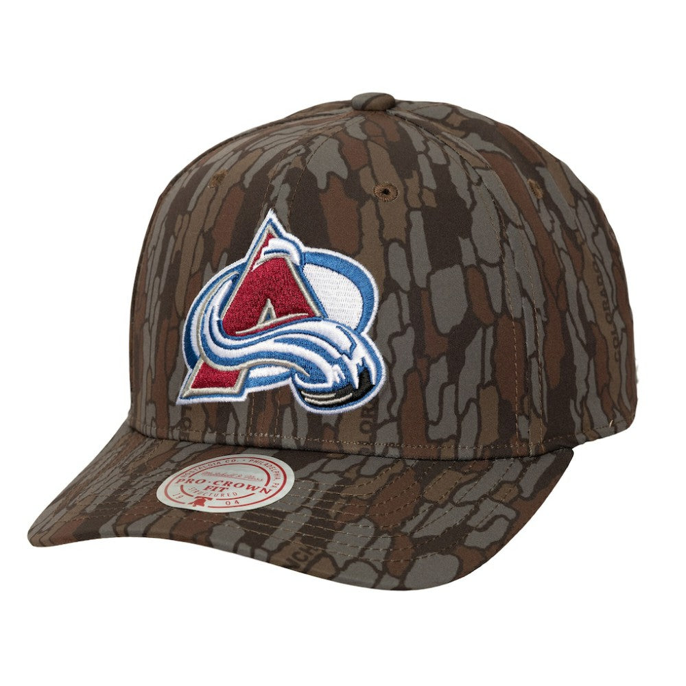 Colorado Avalanche Mitchell & Ness Hidden Camo Pro Crown Adjustable Hat Camo