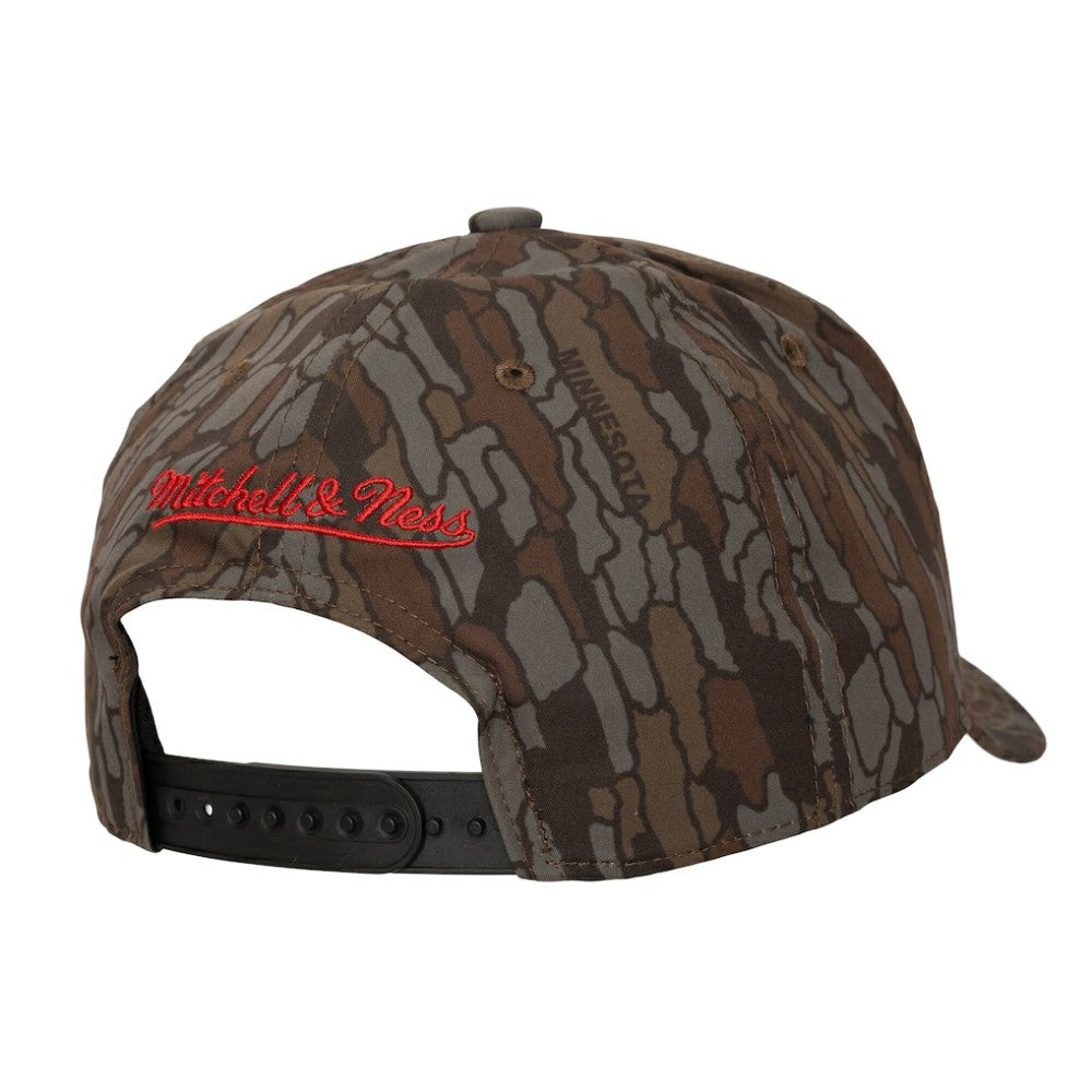 Minnesota Wild Mitchell & Ness Hidden Camo Pro Crown Adjustable Hat Camo