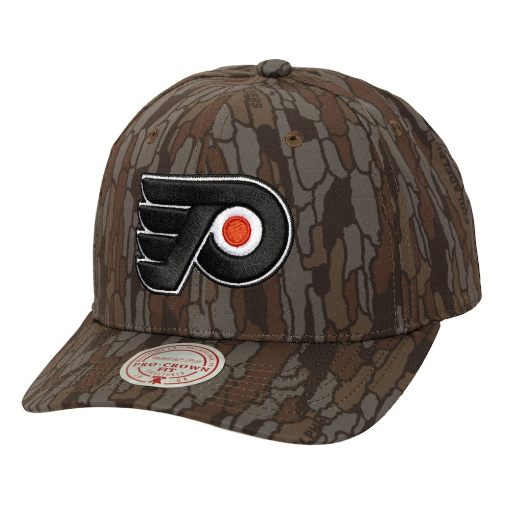 Philadelphia Flyers Mitchell & Ness Hidden Camo Pro Crown Adjustable Hat Camo