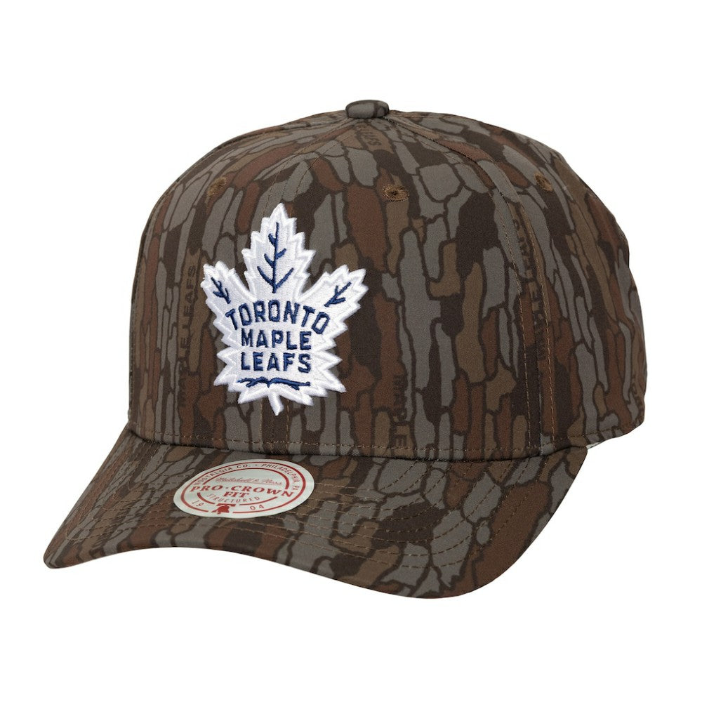 Toronto Maple Leafs Mitchell & Ness Hidden Camo Pro Crown Adjustable Hat Camo