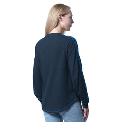 Minnesota Timberwolves G-III 4Her by Carl Banks Women's Advantage Tri-Blend Long Sleeve T-Shirt - Navy on sale