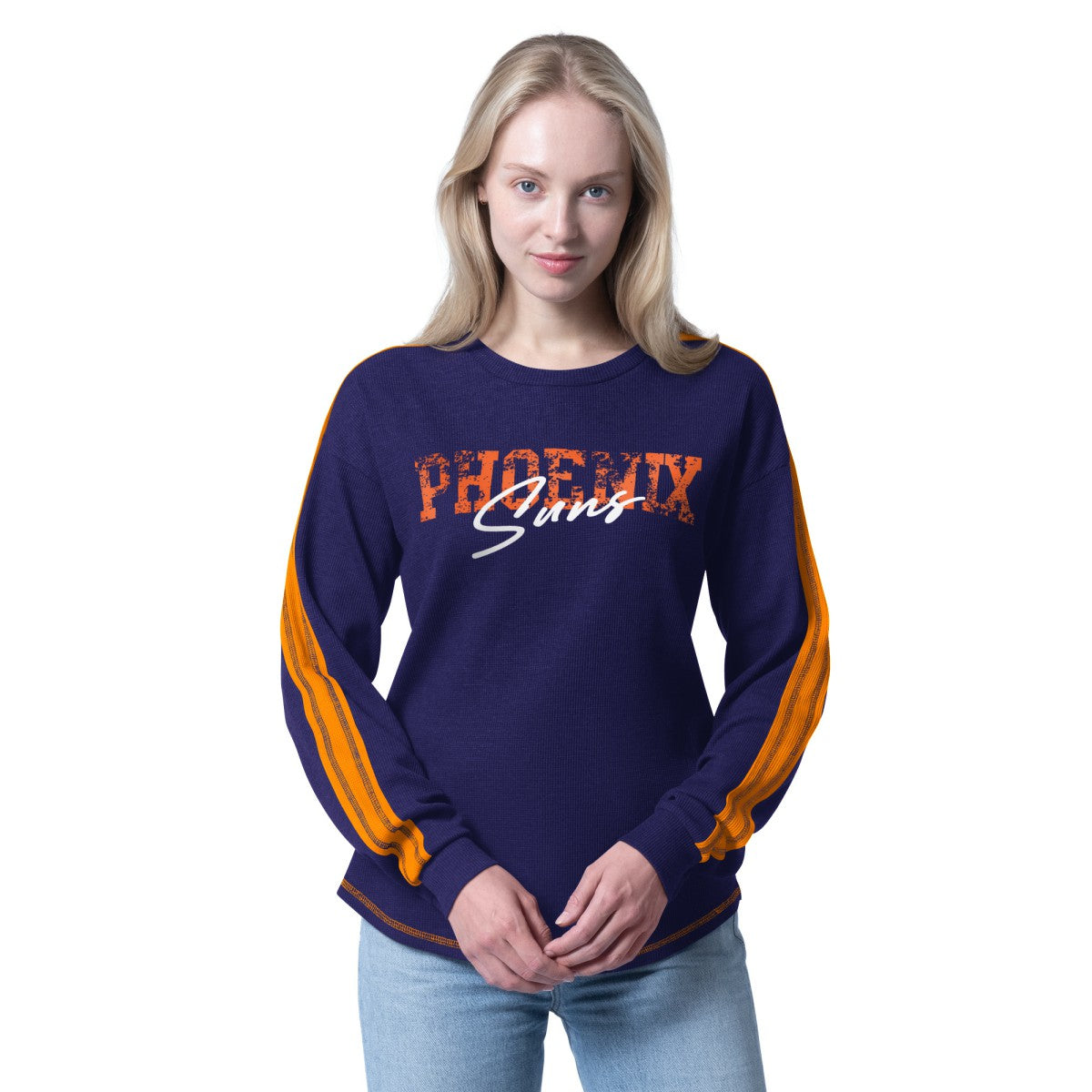 Phoenix Suns G-III 4Her by Carl Banks Women's Advantage Tri-Blend Long Sleeve T-Shirt - Purple online