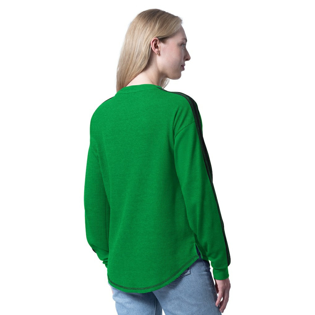 Boston Celtics G-III 4Her by Carl Banks Women's Advantage Tri-Blend Long Sleeve T-Shirt - Kelly Green discount
