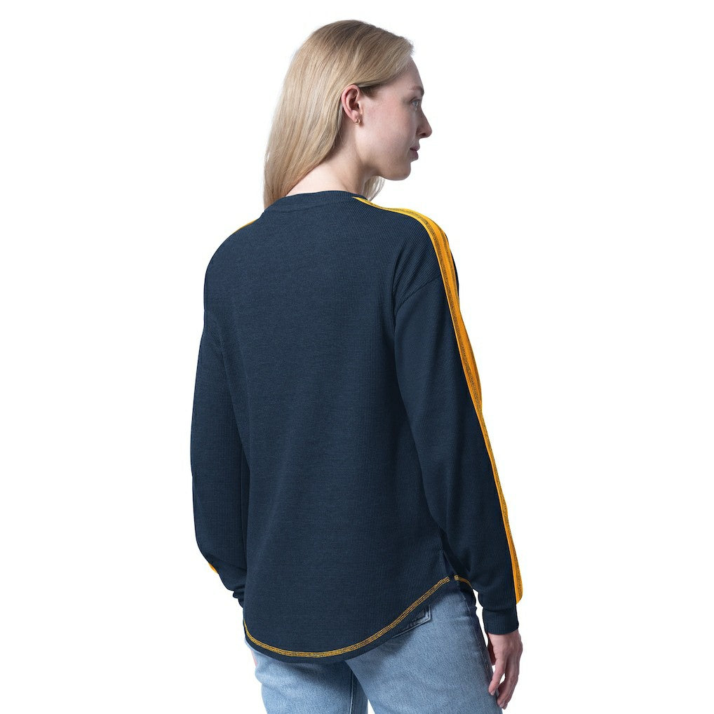 Indiana Pacers G-III 4Her by Carl Banks Women's Advantage Tri-Blend Long Sleeve T-Shirt - Navy shop