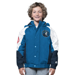 Minnesota Timberwolves Starter Youth All Time Pro Jr. Full-Zip Hoodie Jacket - Blue/Navy for sale