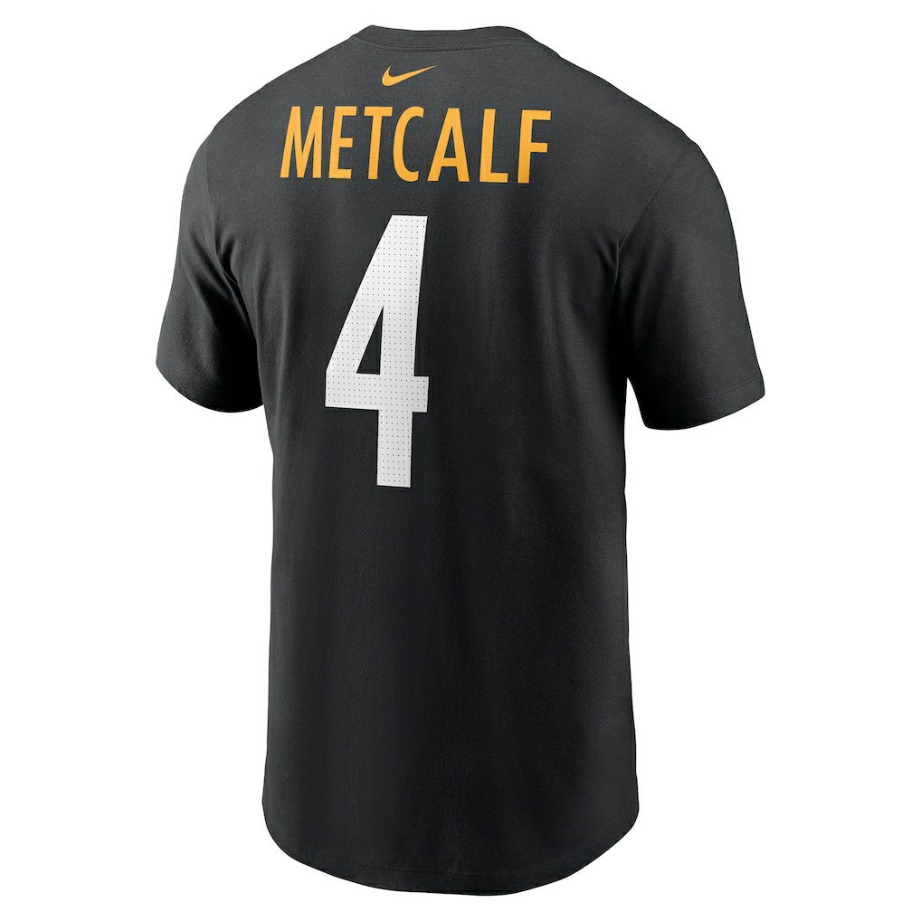 DK Metcalf Pittsburgh Steelers Name & Number T-Shirt - Black | Nike sale