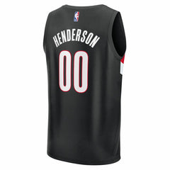 Scoot Henderson Portland Trail Blazers Youth Fast Break Replica Player Jersey - Icon Edition - Black | Fanatics outlet
