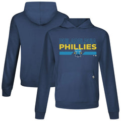 Philadelphia Phillies Levelwear City Connect Relay No Hitter Pullover Hoodie - Navy