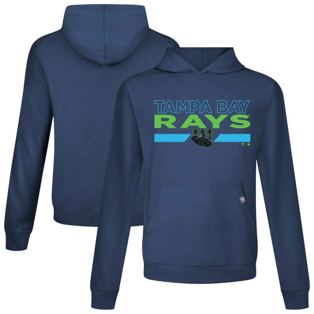 Tampa Bay Rays Levelwear City Connect Relay No Hitter Pullover Hoodie - Navy