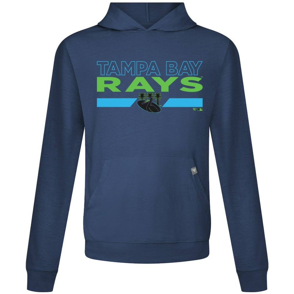 Tampa Bay Rays Levelwear City Connect Relay No Hitter Pullover Hoodie - Navy