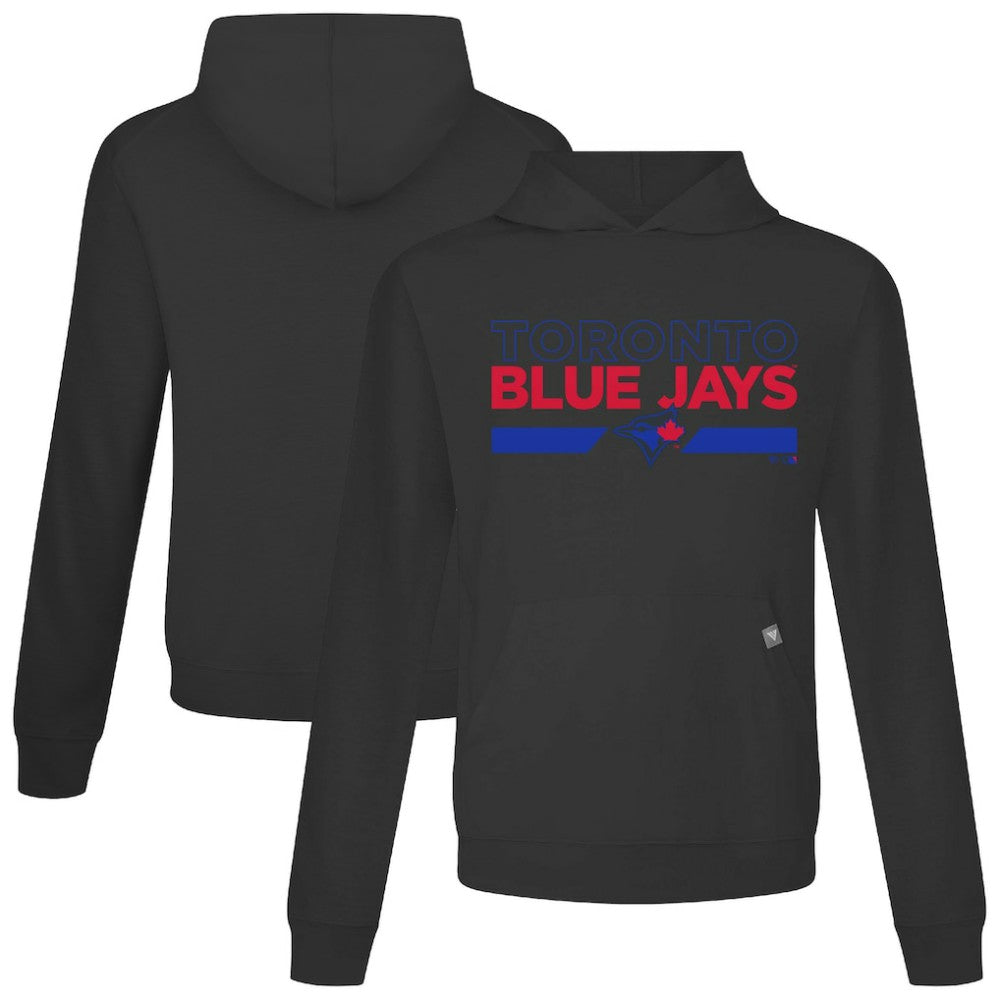 Toronto Blue Jays Levelwear City Connect Relay No Hitter Pullover Hoodie - Black