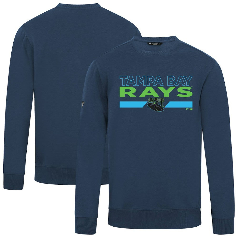 Tampa Bay Rays Levelwear City Connect Zane No Hitter Pullover Sweatshirt - Navy