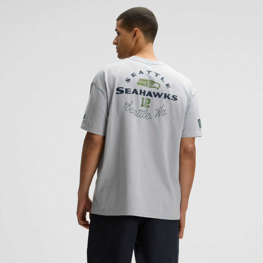 Seattle Seahawks 2025 Rivalries Collection Essential Max90 T-Shirt - Wolf Gray | Nike sale