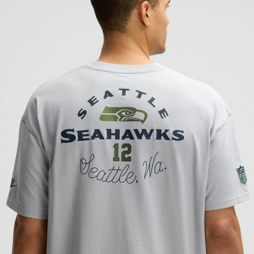 Seattle Seahawks 2025 Rivalries Collection Essential Max90 T-Shirt - Wolf Gray | Nike sale