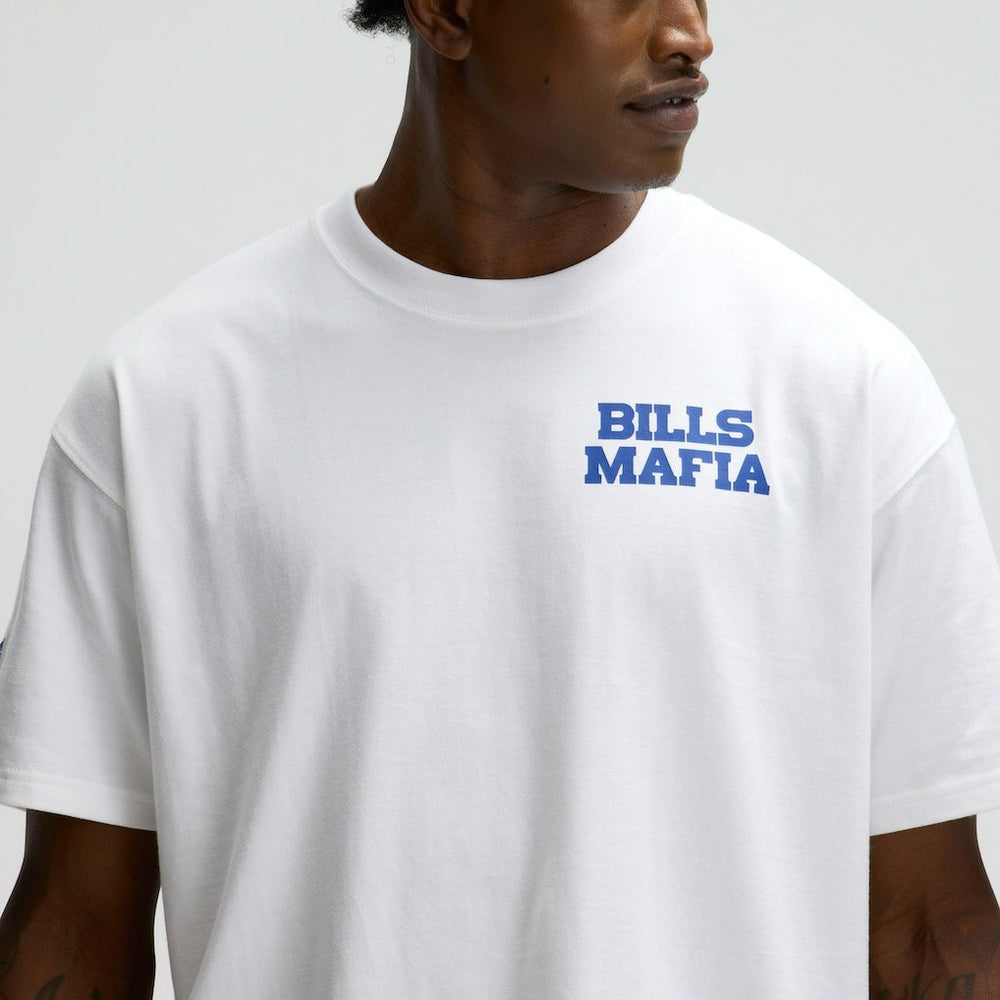 Buffalo Bills 2025 Rivalries Collection Essential Max90 T-Shirt - White | Nike for sale