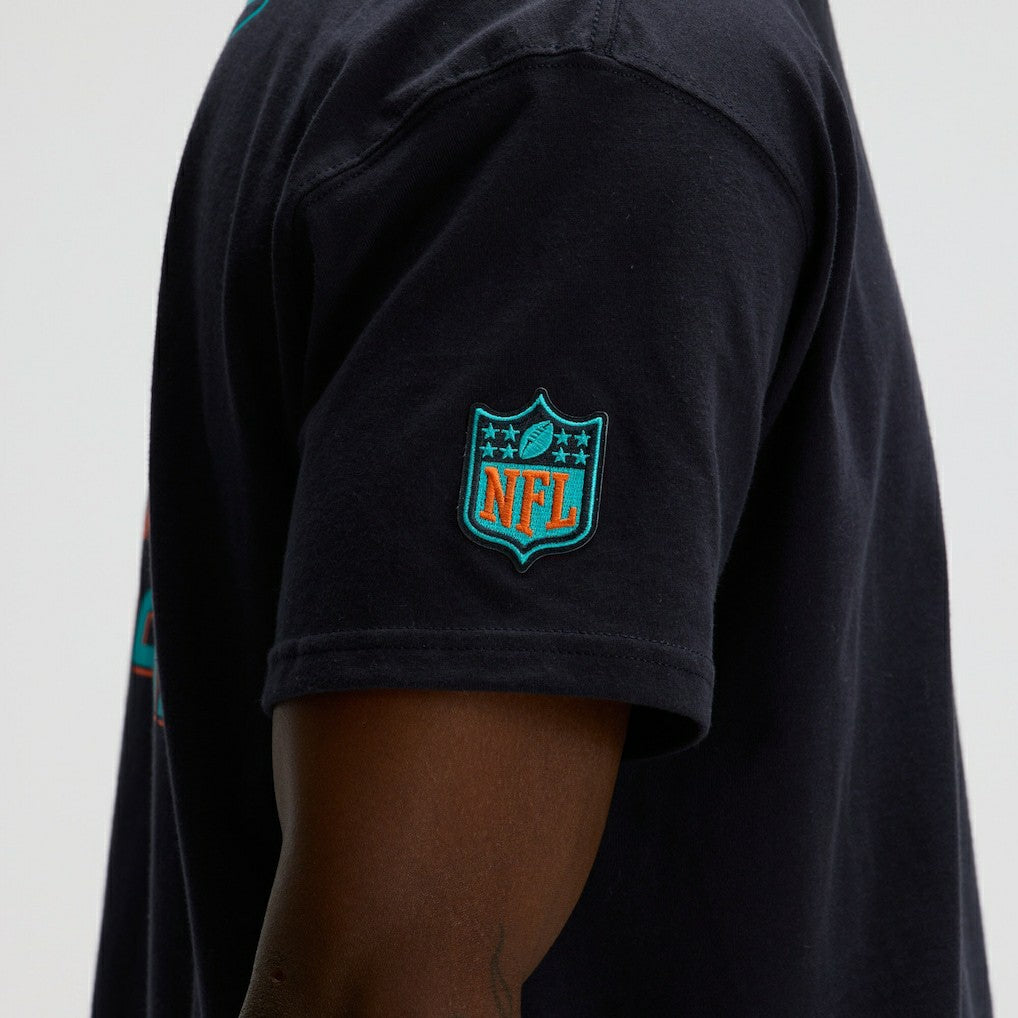 Miami Dolphins 2025 Rivalries Collection Essential Max90 T-Shirt - Pitch Blue | Nike on sale