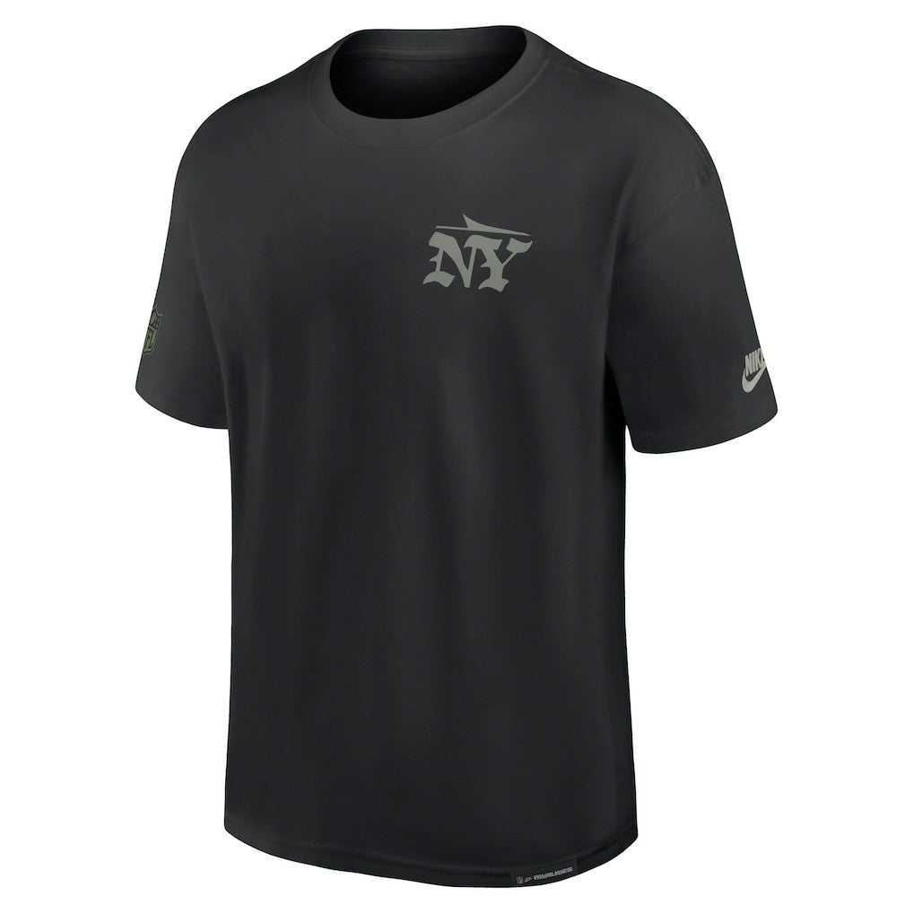 New York Jets 2025 Rivalries Collection Essential Max90 T-Shirt - Black | Nike discount