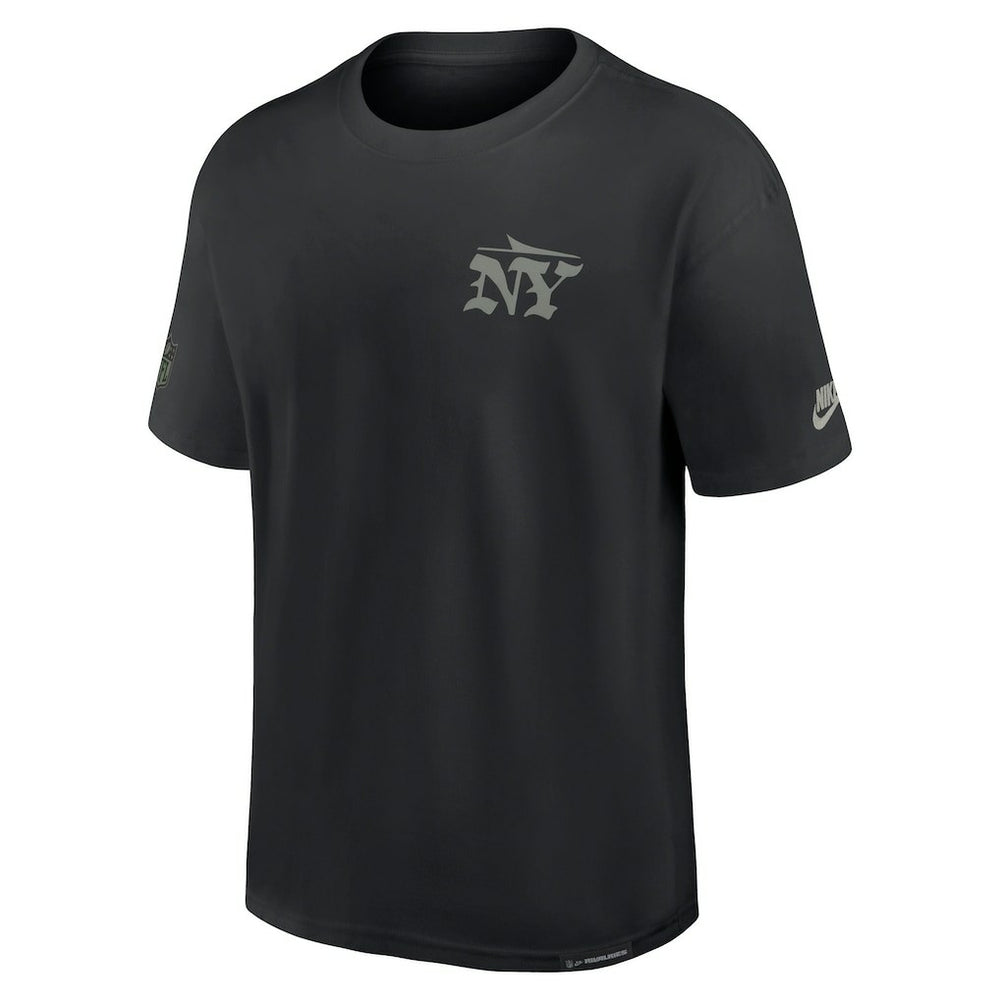 New York Jets 2025 Rivalries Collection Essential Max90 T-Shirt - Black | Nike discount