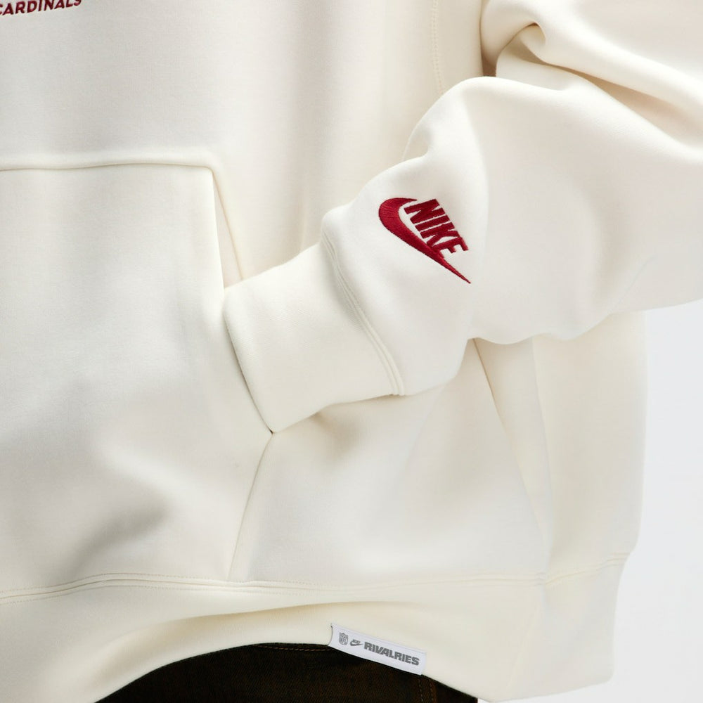 Arizona Cardinals 2025 Rivalries Collection Oversized Tech Fleece Hoodie - Natural | Nike on sale