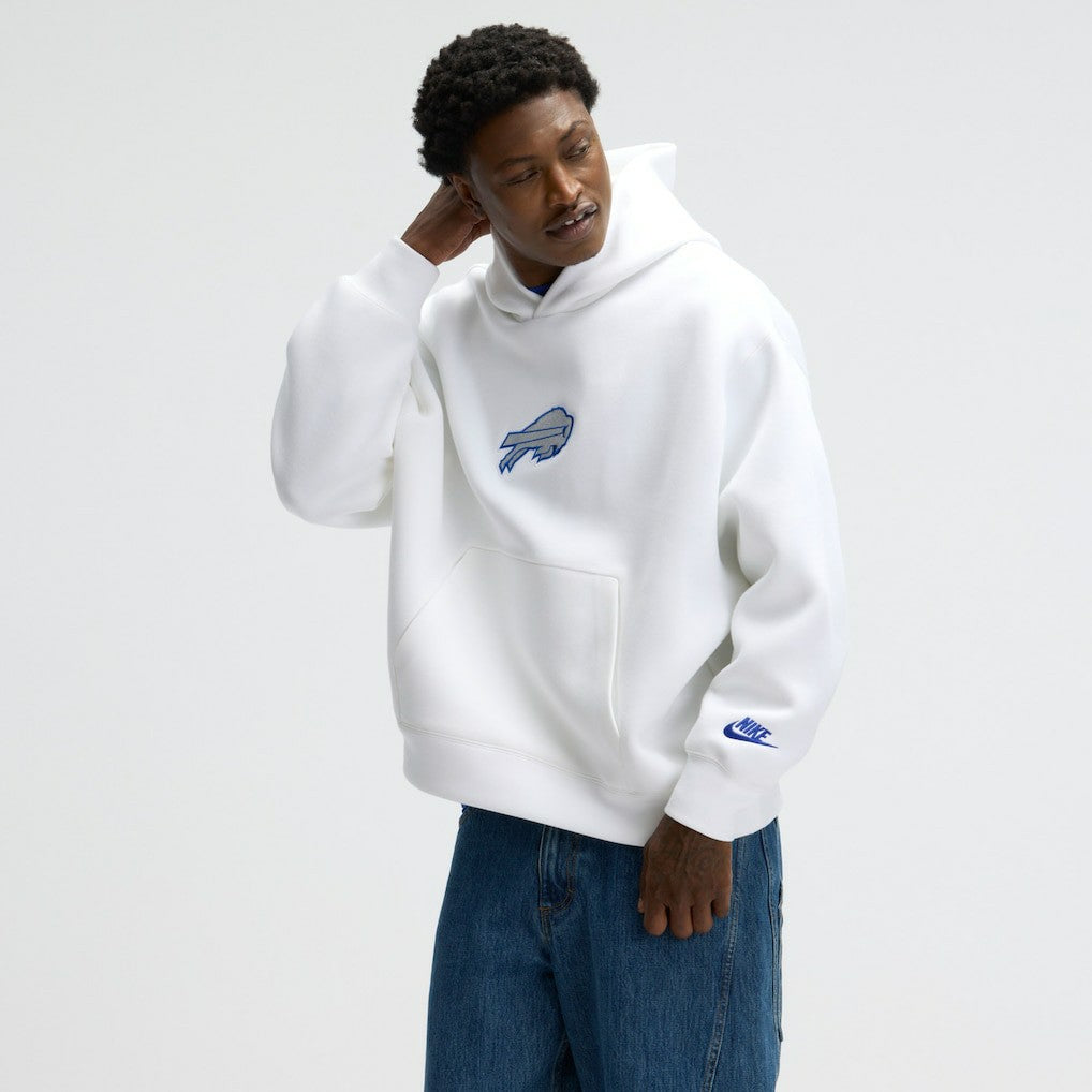 Buffalo Bills 2025 Rivalries Collection Oversized Tech Fleece Hoodie - White | Nike for sale