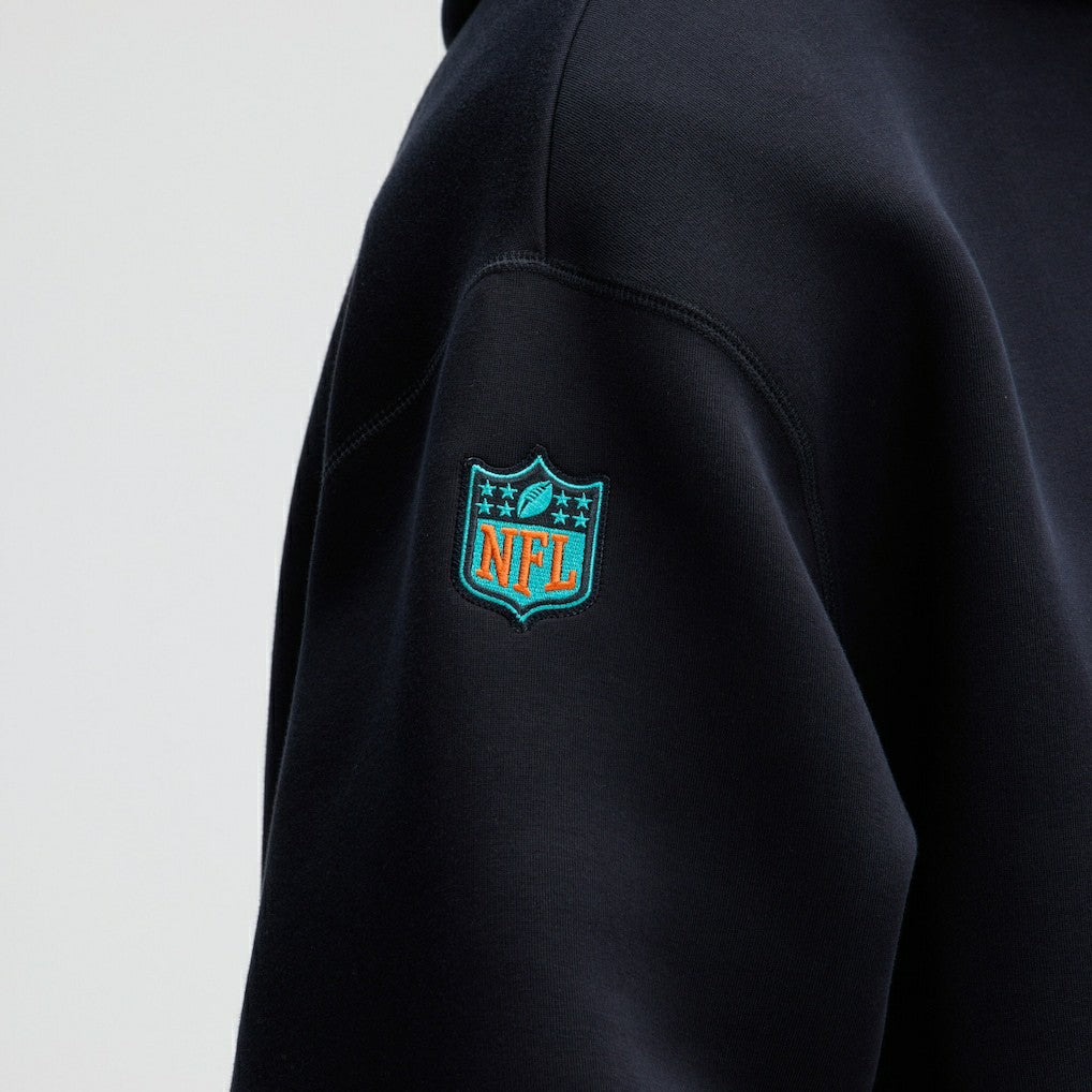 Miami Dolphins 2025 Rivalries Collection Oversized Tech Fleece Hoodie - Pitch Blue | Nike for sale