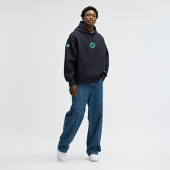 Miami Dolphins 2025 Rivalries Collection Oversized Tech Fleece Hoodie - Pitch Blue | Nike for sale