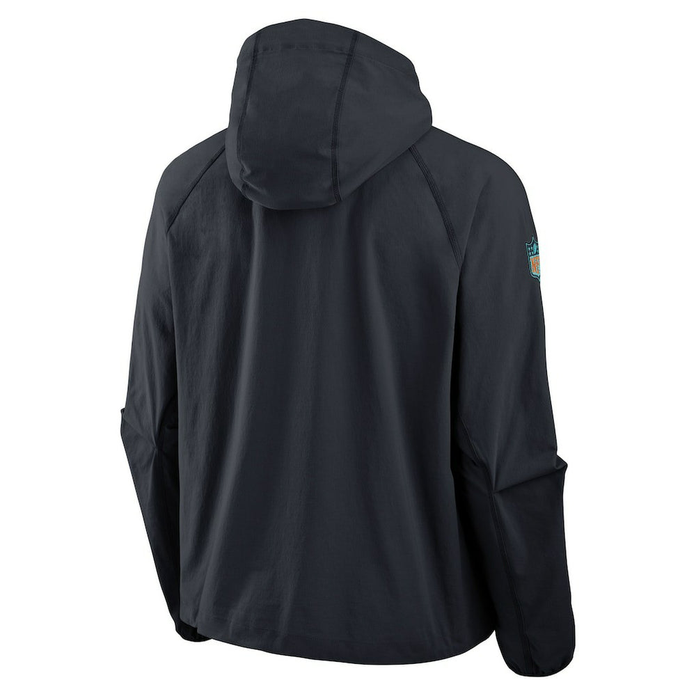 Miami Dolphins 2025 Rivalries Collection Tech Raglan Full-Zip Jacket - Pitch Blue | Nike on sale