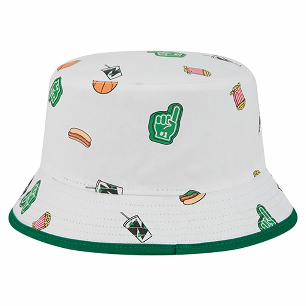 Boston Celtics Team Cheer Reversible Bucket Hat - White | New Era discount