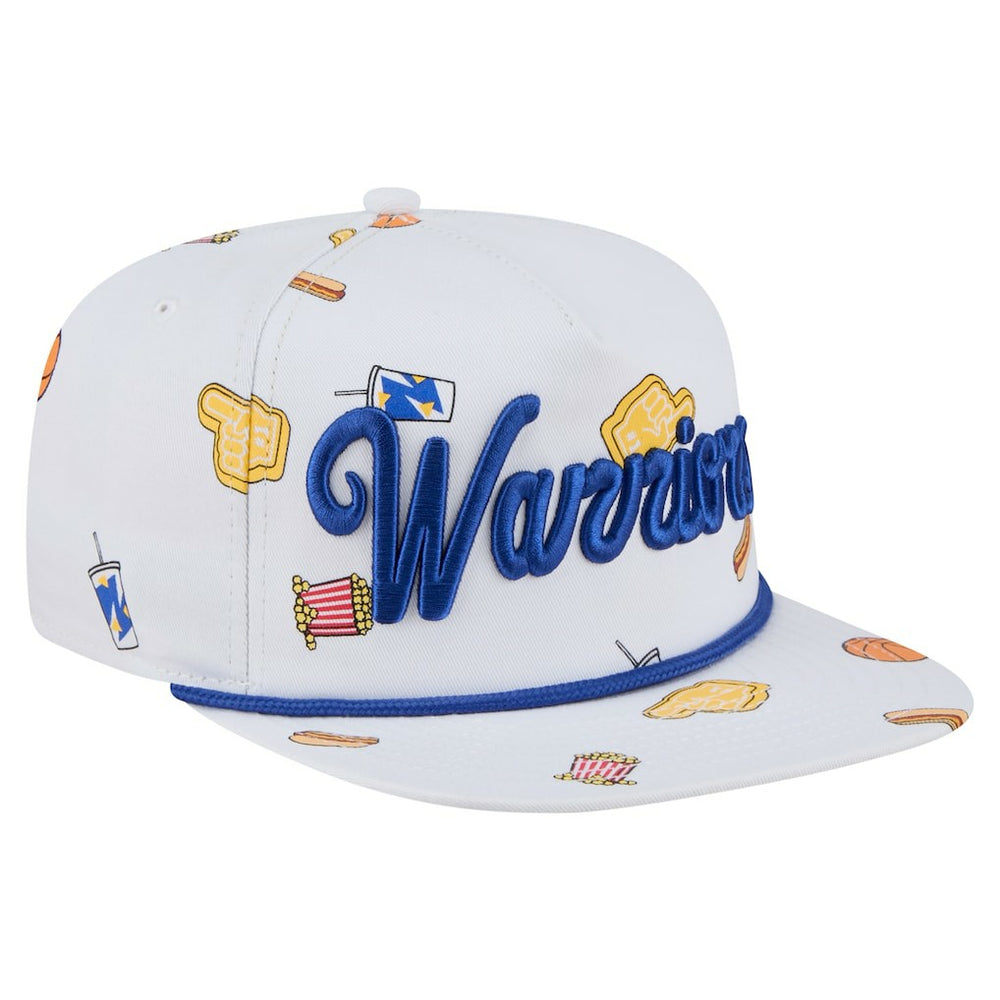 Golden State Warriors Team Cheer Rope 19TWENTY Adjustable Hat sale - White | New Era outlet