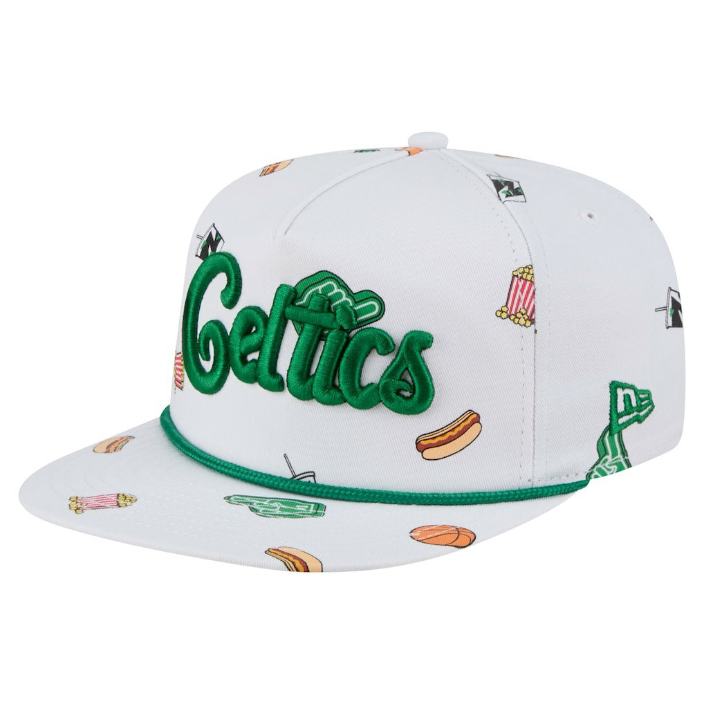 Boston Celtics Team Cheer Rope 19TWENTY Adjustable Hat - White | New Era for sale