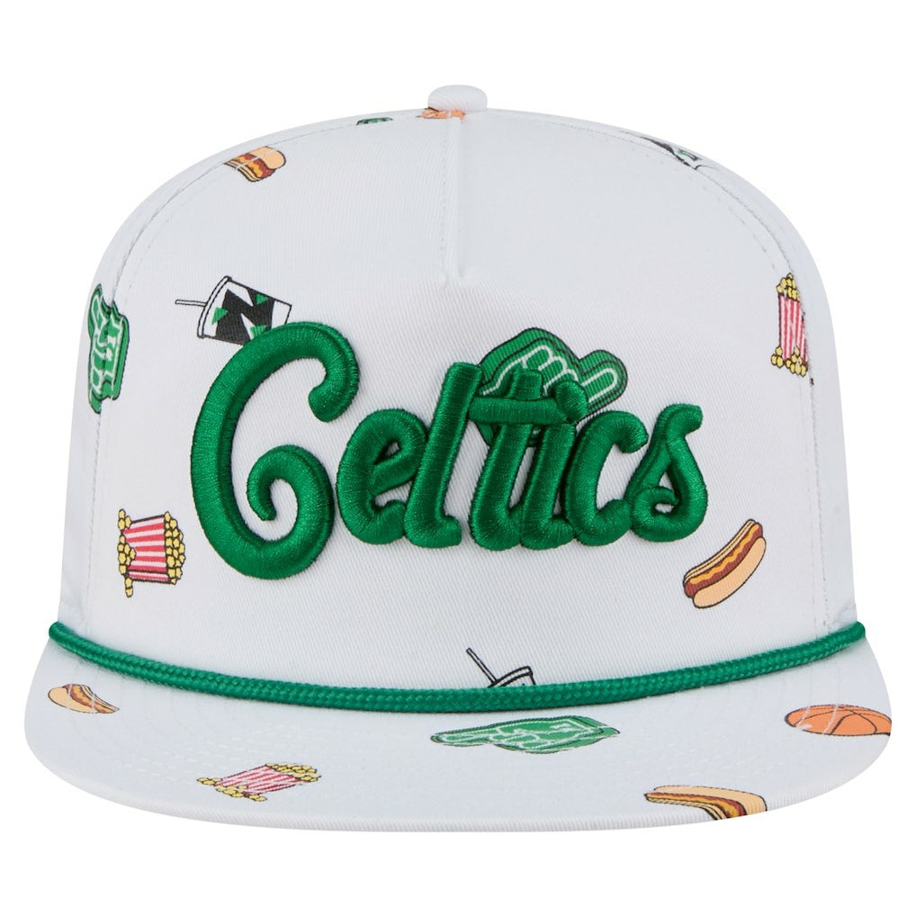 Boston Celtics Team Cheer Rope 19TWENTY Adjustable Hat - White | New Era for sale