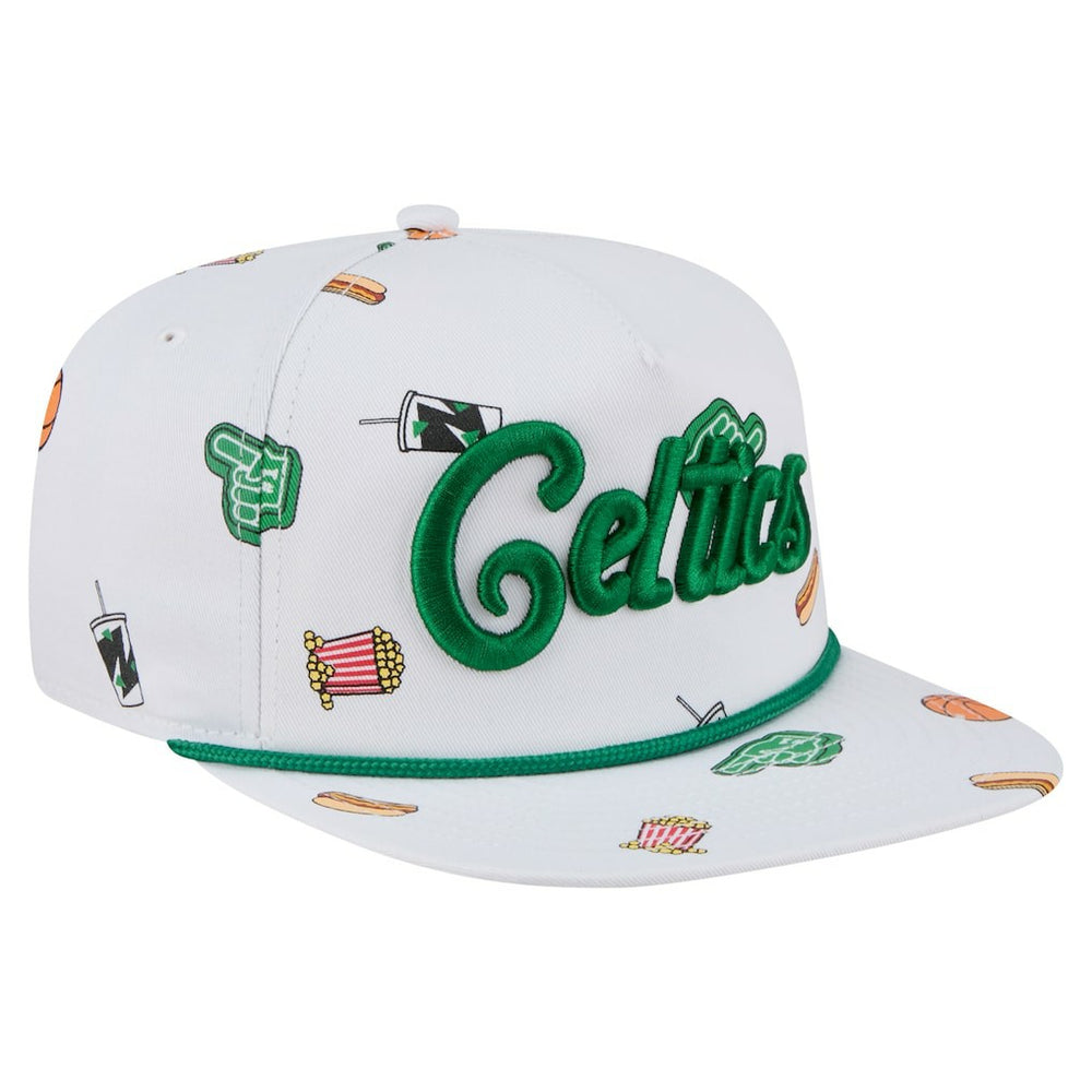 Boston Celtics Team Cheer Rope 19TWENTY Adjustable Hat - White | New Era for sale